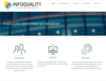 Tablet Screenshot of infoquality.com.br